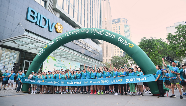 BIDV RUN Vì cuộc sống xanh - Kiến tạo giá trị vững bền